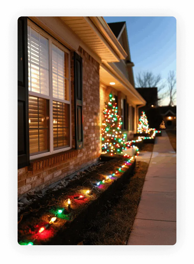 Peak Pressure Wash Holiday Lighting